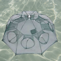 Рибальська сітка нейлонова на 8 отворів.